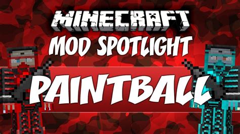 Minecraft Mod Spotlight EPIC PAINTBALL MOD YouTube