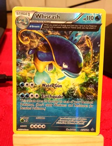 POKEMON Whiscash 41 160 XY Primal Clash Set Reverse HOLO RARE NM