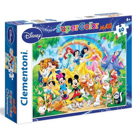 Clementoni Disney Supercolor Maxi Puzzle 60d Maxíkovy Hračky