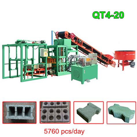 Hydraulic Concrete Hollow Block Making Machine For Different Hollow