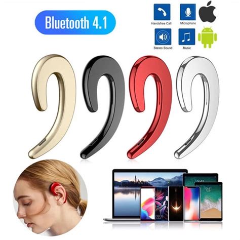 Unilateral Bluetooth Ear Hook Hanging Ear Headset Visible Variety