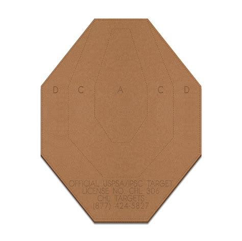 Buy Official USPSA IPSC Cardboard Targets Competition Torso Target