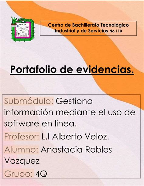 Portafolio De Evidencias By Anastacia Robles Issuu