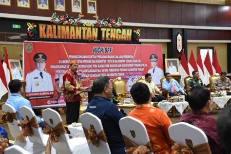 Setda Prov Kalteng Wakil Gubernur Hadiri Kick Off Penandatanganan