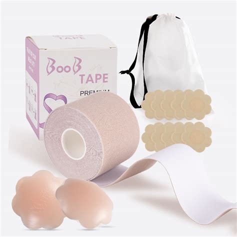 Medical Bio Glue Breast Push Up Lingerie Tapes Nipple Cover Strapless