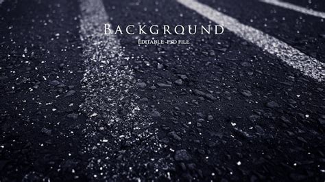 Premium Psd Texture Grunge Rough Of Asphalt Road