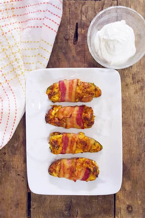 Sausage Stuffed Bacon Wrapped Jalapenos From Lanas Cooking