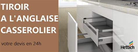 Tiroir L Anglaise Casserolier Mont Sur Mesure Hettich Arcitech