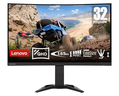 Lenovo G32qc 30 315 2k Qhd Curved Gaming Monitor 165 Hz 1 Ms