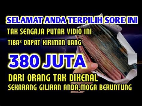 Selamat Anda Beruntung Bersiaplah Terima Uang Segepok Sekarang Juga