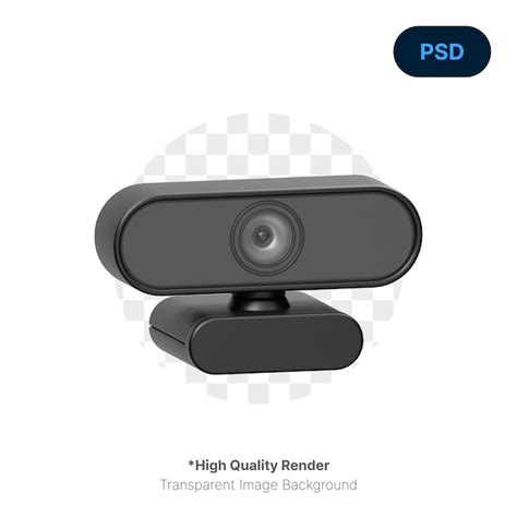 Webcam D Personnage Premium Psd Psd Premium