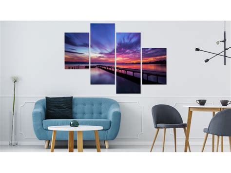 Quadro DOBOXA Grande Pôr Do Sol Tamanho 75x120 cm Worten pt