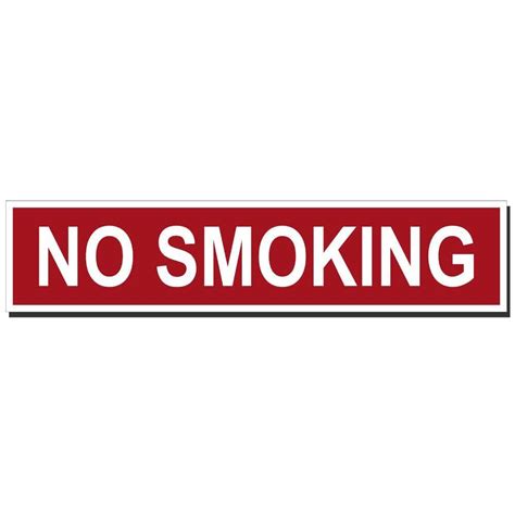 Lynch Sign In X In No Smoking Sign Printed On More Durable