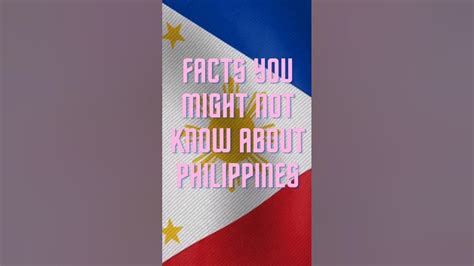 Amazing Facts About Philippines 🇵🇭 Shorts Philippines Facts Youtube