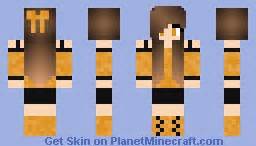 Cute Halloween Girl Minecraft Skin