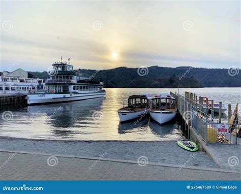 A View of the Lake District at Windermere Editorial Stock Image - Image ...