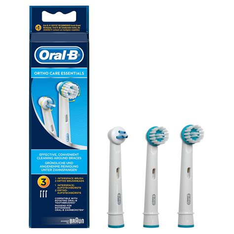 Buy Oral B Ortho Care Essentials Electric Toothbrush Head Interspace