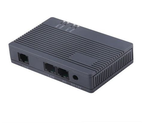 HT 912T FXS VoIP Gateway H 323 Dos Puertos Ethernet Adaptador De