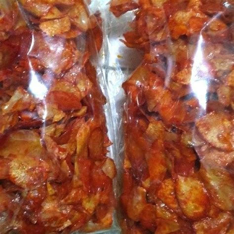 Jual Kripik Singkong Pedas Manis Kemasan Jumbo Gram Tanpa Pengawet