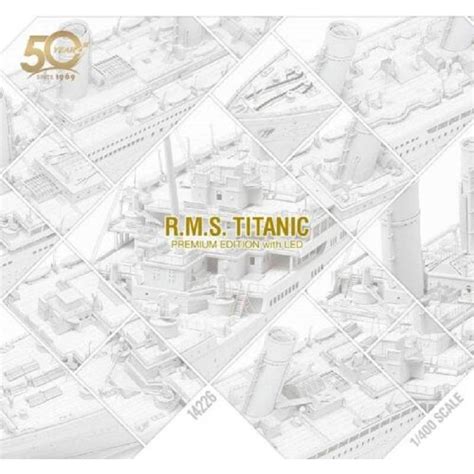 Rms Titanic Premium Edition With Led Academy Me Maquette