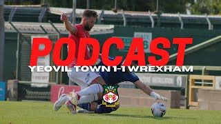 FINAL WHISTLE Yeovil Town 1 1 Wrexham By Wrexham AFC EDayFm