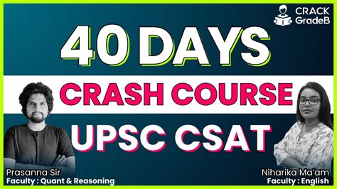 Upsc Csat 2024 Crash Course Youtube