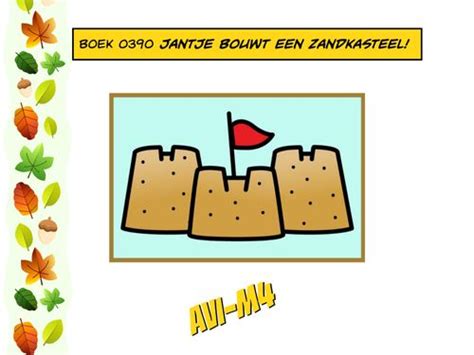 Book Creator Boek Avi M Jantje Bouwt Een Zandkasteel