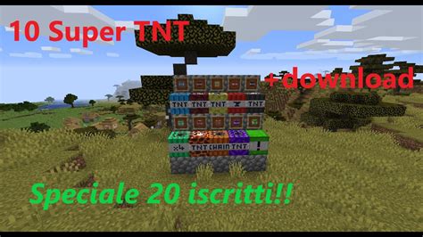 Minecraft Super TNT Datapack Resourcepack Speciale 20 Iscritti YouTube