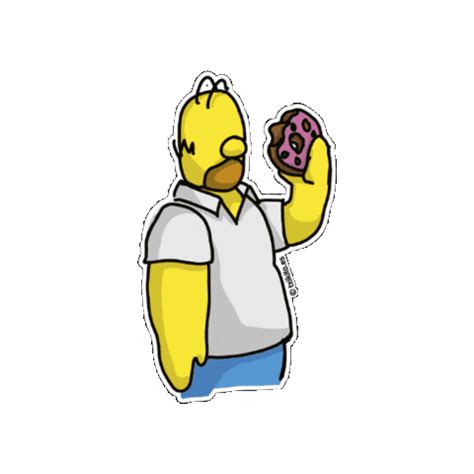 Homer Simpson Sticker by Txikito for iOS & Android | GIPHY