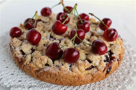 Sbrisolona Alle Ciliegie Crostata Originale E Morbida