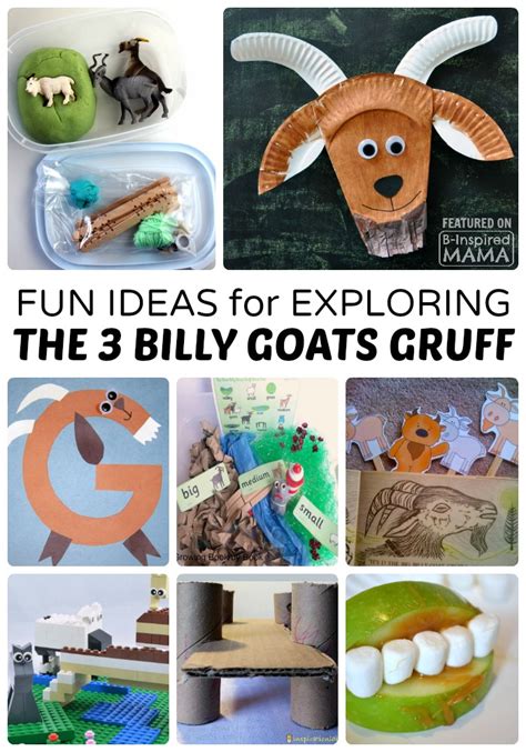 20+ Kids Activities for Exploring The 3 Billy Goats Gruff