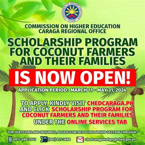 CHED Caraga Launches Call For Applications For Scholarship Program For