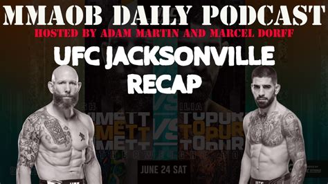 UFC Jacksonville Emmett Vs Topuria Recap MMAOB Daily Podcast For June