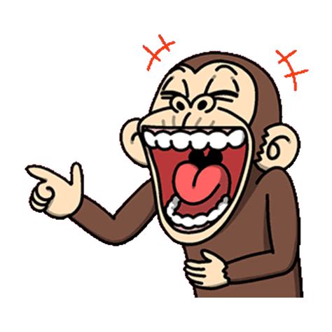 Sticker Maker - funny monkey 6