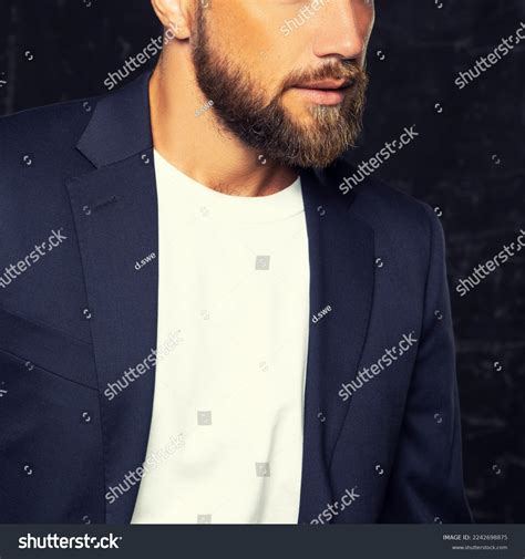 Man Face Beard Handsome Guy Stock Photo 2242698875 | Shutterstock