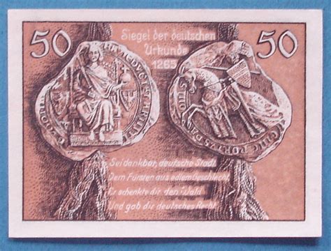 50 Pfennig 1922 Leobschütz w marecki w MyViMu