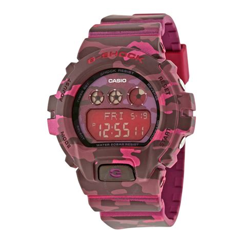 Casio G Shock Digital Pink Camouflage Ladies Watch Gmds6900cf 4cr G