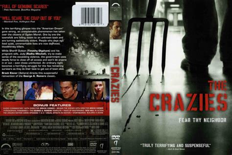 The Crazies (2010) R1 - Movie DVD - CD label, DVD Cover, Front Cover