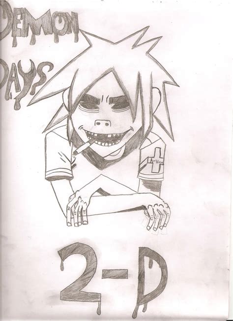 2d Lead Singer From Gorillaz By Beyondbirthday777 On Deviantart