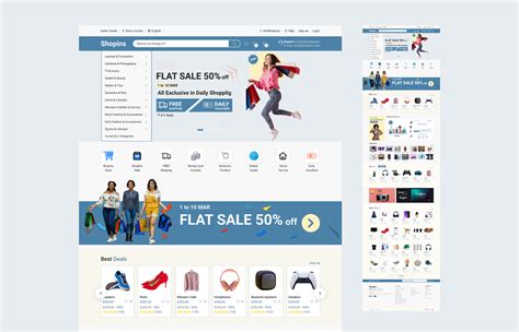 E-commerce Website Template Design on Behance