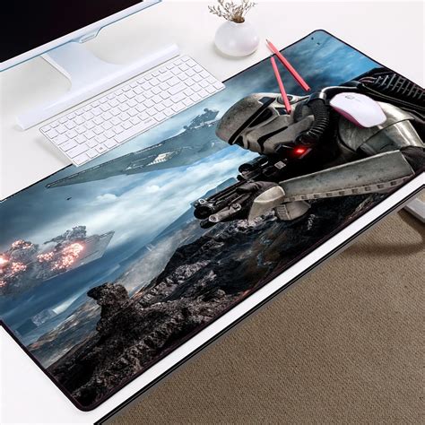 Mairuige Star Wars Style Printied Mouse Pad Sci Fi Movie Space Ship