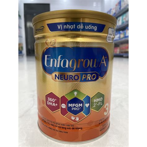 Sữa Bột Enfagrow A Neuropro 3 FL HMO Vị Nhạt Dễ Uống 830g Shopee