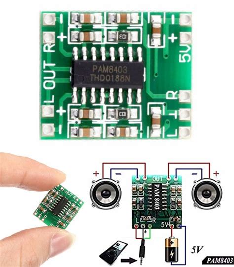 Pam X W Mini Audio Class D Amplifier Board