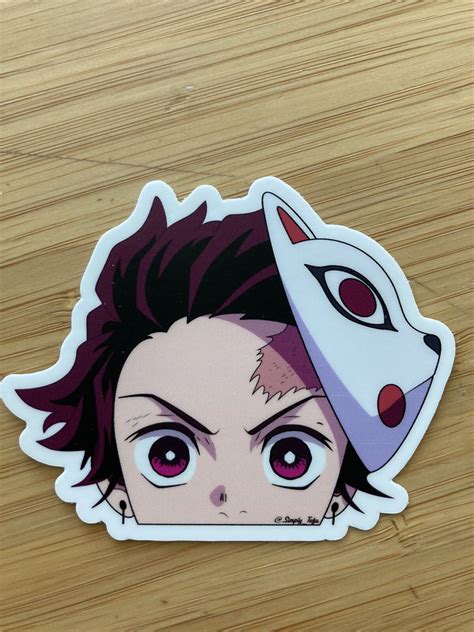 Kimetsu No Yaiba Tanjiro Sticker X Stickers Ebay