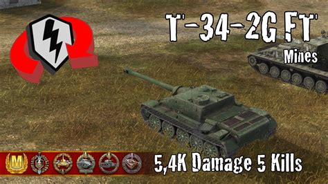 T 34 2G FT 5 4K Damage 5 Kills WoT Blitz Replays YouTube