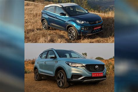 Tata Nexon EV Vs MG ZS Electric SUV Spec Comparison Design Battery