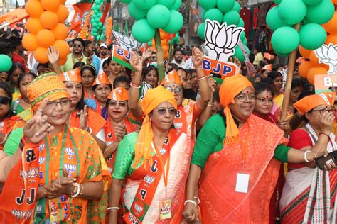 Road Show Of Bjp National President Shri Jp Nadda In Agartala Tripura Bharatiya Janata Party