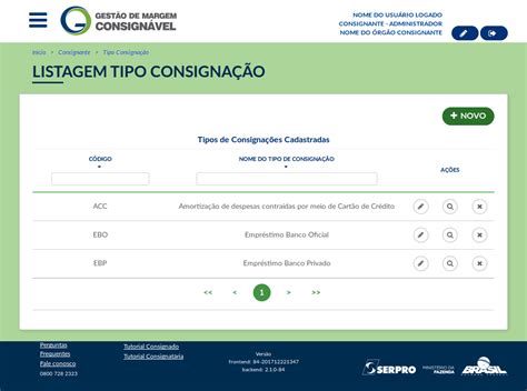 Sistema De Gestão De Margem Consignável Consignante Como Cadastrar