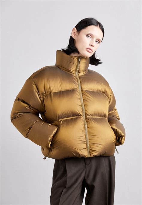 Filippa K Cropped Puffer Jacket Daunenjacke Bronzedunkelbraun Zalandoch