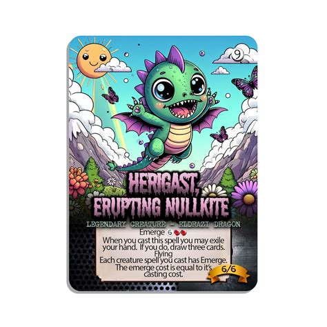 Herigast Erupting Nullkite Custom Proxy Mtg Etsy